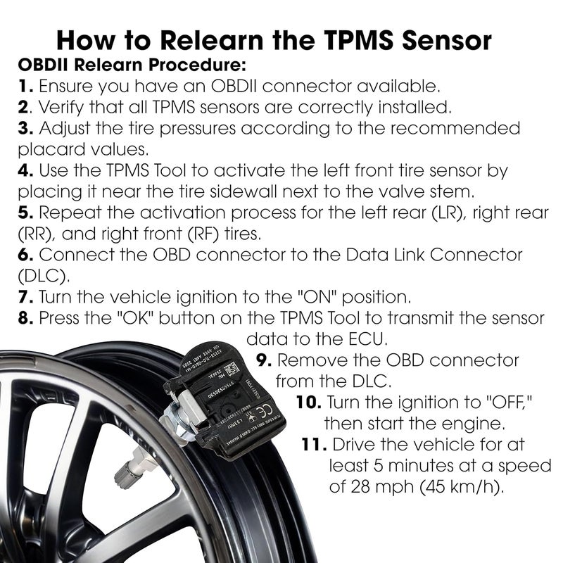 BuleVina 4Pcs TPMS Sensor for Honda Accord 2013-2018 - Tire Pressure Monitoring System - Image 5