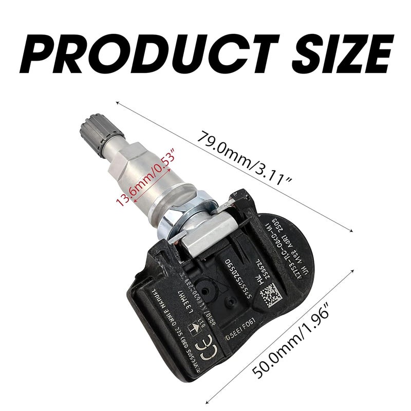 BuleVina 4Pcs TPMS Sensor for Honda Accord 2013-2018 - Tire Pressure Monitoring System - Image 2