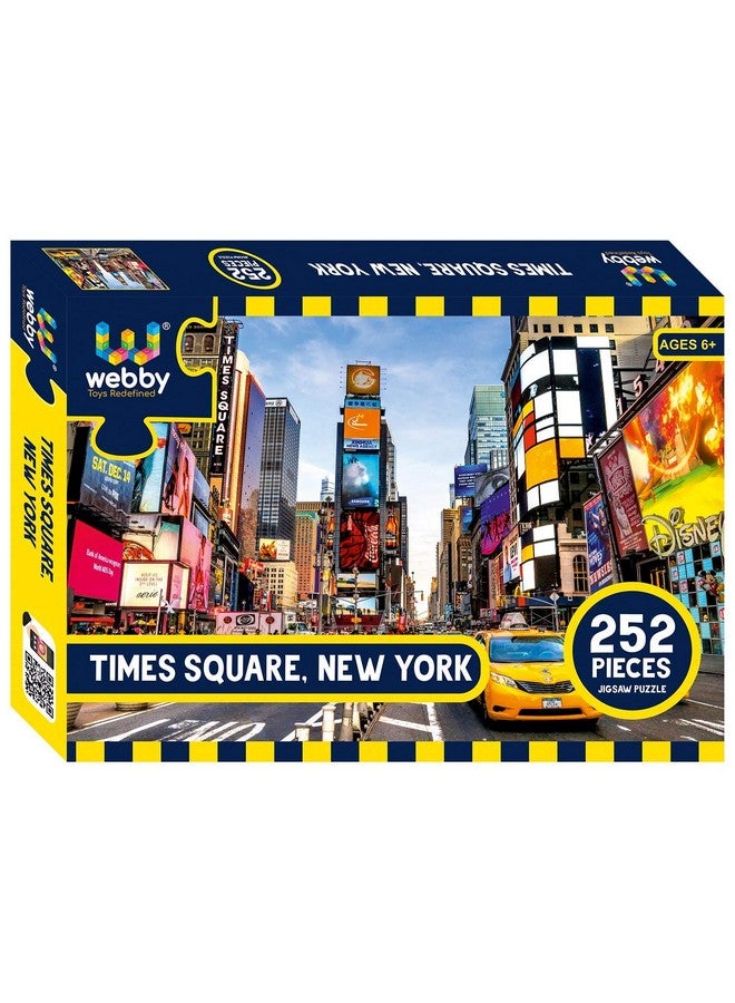 Webby Times Square, New York Jigsaw Puzzle, 252 Pieces - Kids - Image 1