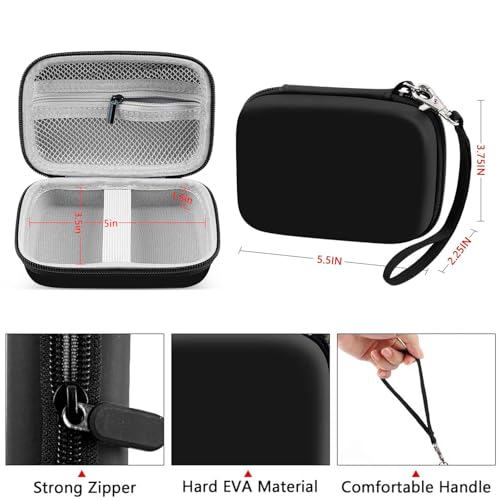 GWCASE Digital Camera Case Compatible with CAMKORY/for YISENCE/for VAHOIALD/for Kodak Pixpro/for Canon PowerShot ELPH 180 190/ for Sony DSCW800 DSCW830 Kids Camera (Box Only) - Image 3
