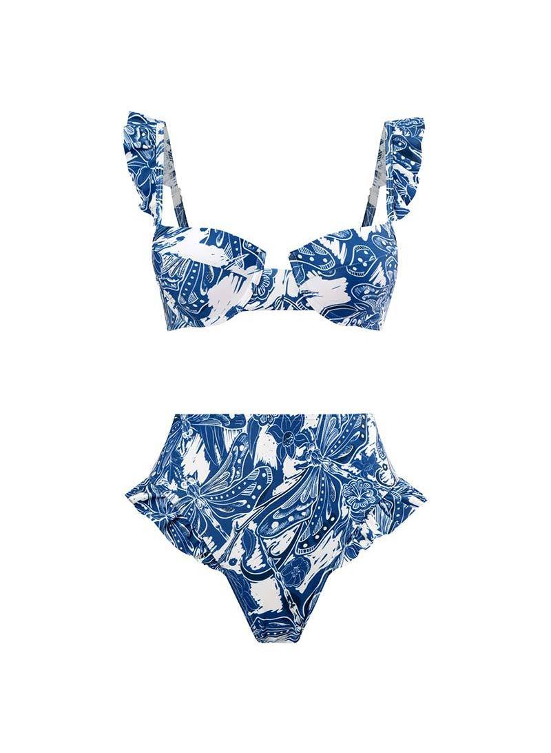 عام السيدات ملابس السباحة ثلاثة قطعة الشيفون تنورة نمط ملابس السباحة ملابس السباحة أزياء الفتيات تنورة وملابس السباحة هدية عيد ميلاد ملابس السباحة الطرف أفضل هدية - Image 4