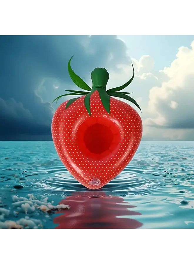 Cherry Inflatable Beverage Rack Floating Cup Holder For Pool Parties Festivals - Image 4