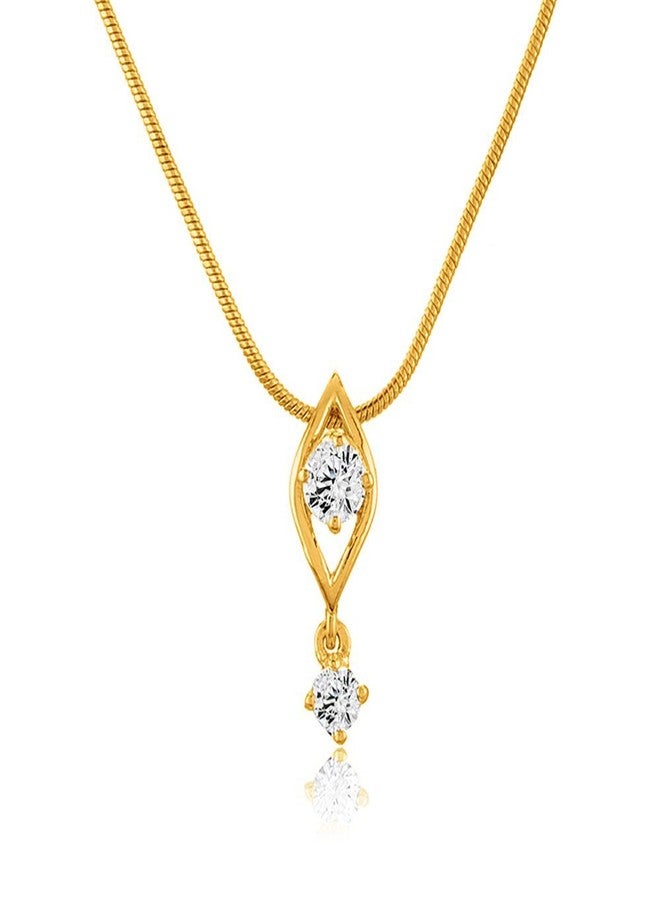 Mahi Drop Kite Gold Plated Pendant for Women PS1105040G - Image 1