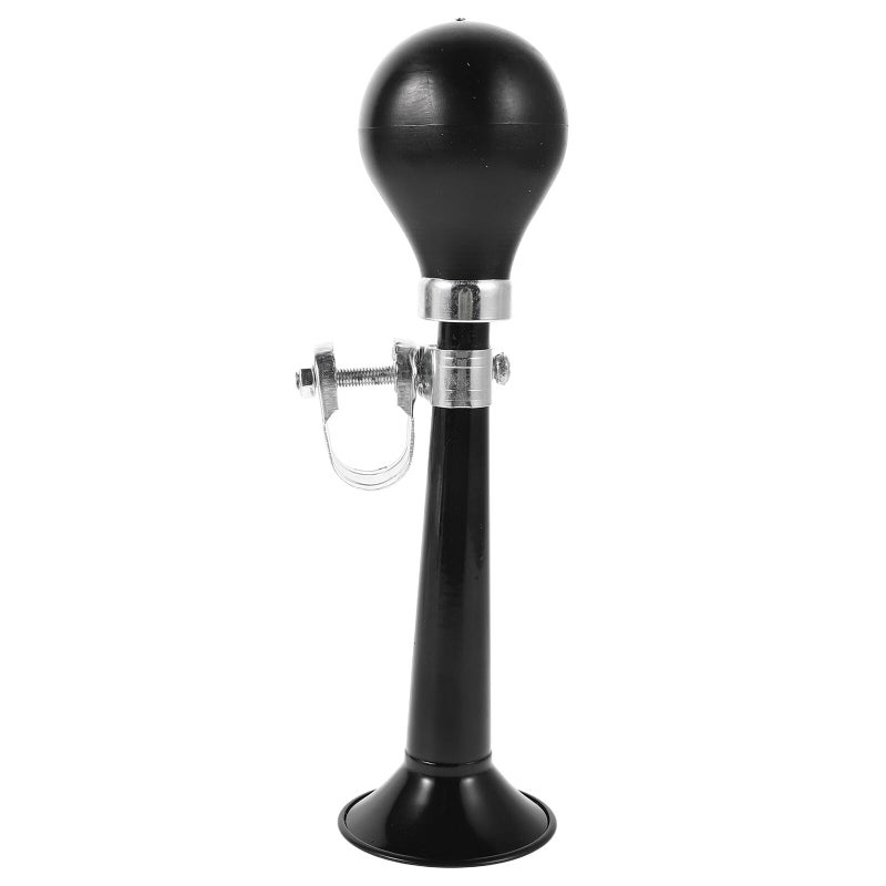 Metal Plated 9 Inch Bike Air Horn Loud Snail Horn with Handle Mount for Mountain Bikes Cycling Safety - Image 2