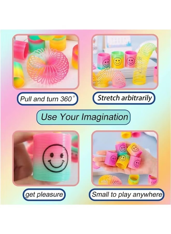 48 PC mini smiley face rainbow spring - Image 5