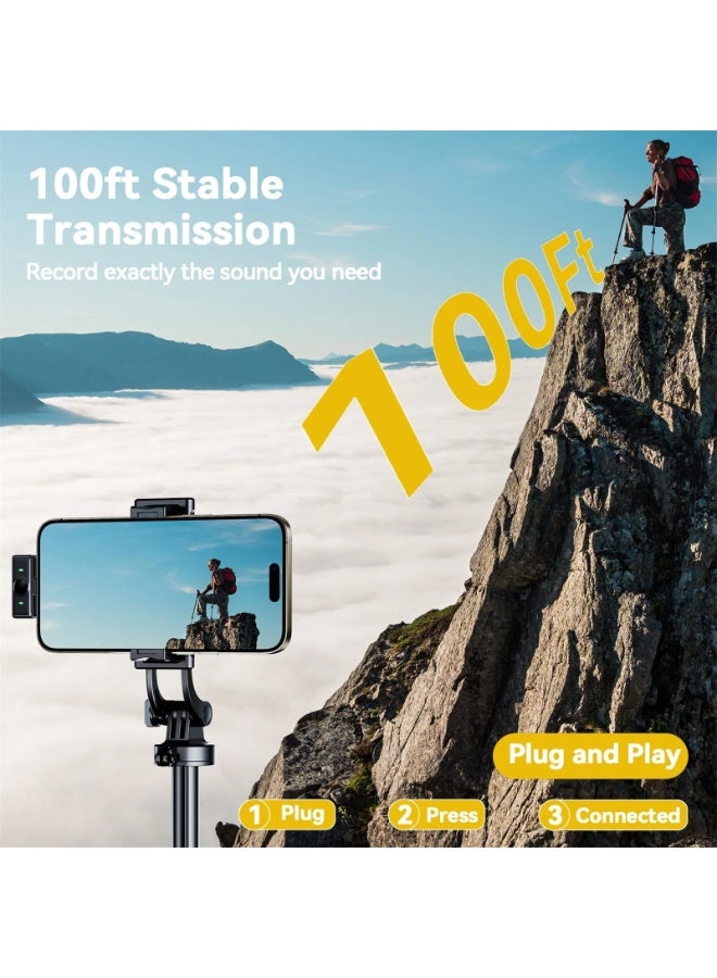 SX21 Magnetic Wireless Microphone for iPhone and Android, Digital Collar Clip Microphone with Noise Reduction, Handheld Microphone for Video Recording, Vlogging, Interviews, and Live Streaming - Image 5