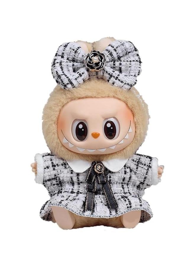 Arabest Labubu Clothes Compatitable with Labubu, Clothes for Labubu Dolls, Labubu Outfits, Cute Labubu Clothing and Accessories Set (LBB-C-White)  - Image 1