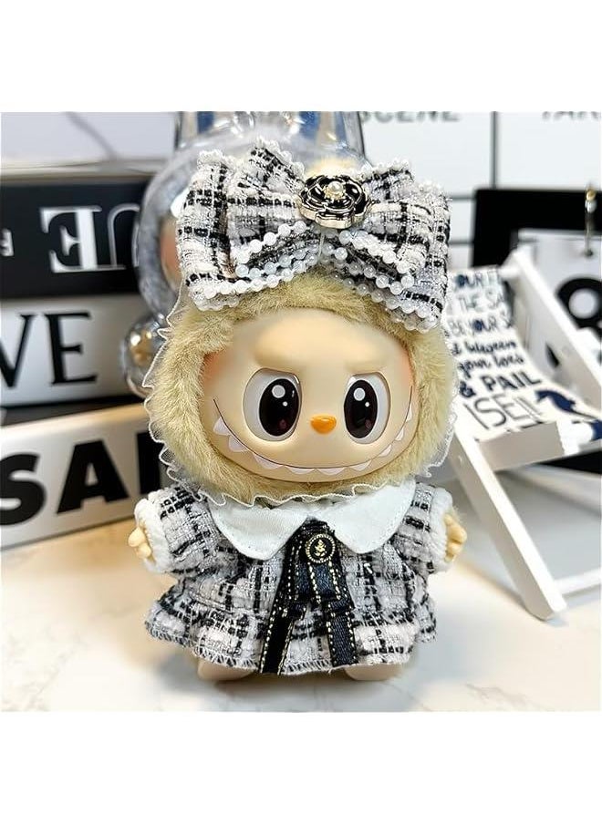 Arabest Labubu Clothes Compatitable with Labubu, Clothes for Labubu Dolls, Labubu Outfits, Cute Labubu Clothing and Accessories Set (LBB-C-White)  - Image 5