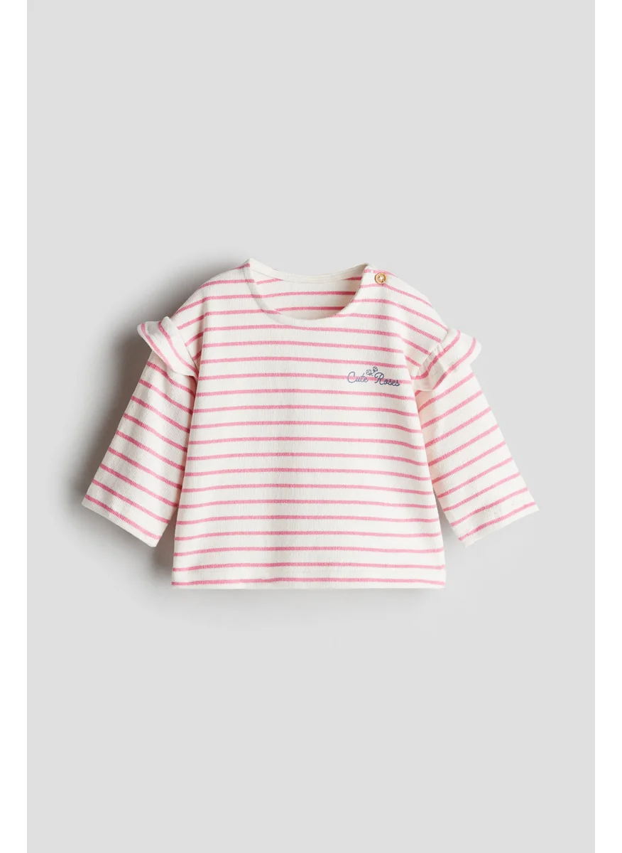 H&M Frill-Trimmed Top