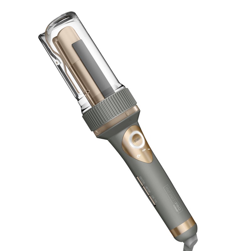 CONAIR INFINITIPRO BY CONAIR Curl Secret Automatic Curling Iron - 1 1/4-inch Barrel - Hair Curler for All Hair Types and Medium to Long Hair Lengths - Dual Voltage for Worldwide Travel - Image 1