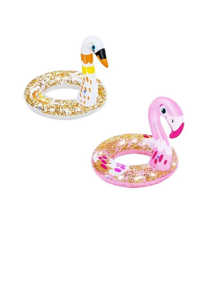 Bestway Bestway - Glitter Animal Head Swim Ring - 36306  - Image 1