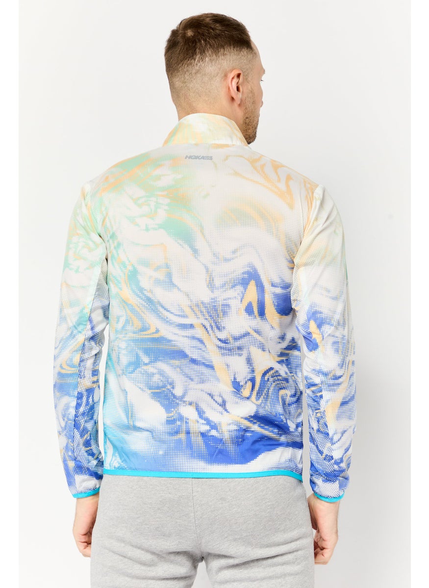 Hoka Men Sportswear Fit Long Sleeves Training Jacket, Multicolor  - Image 4