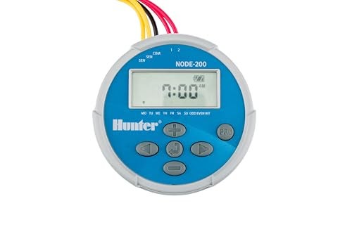 Hunter NODE-200 Battery Operated Sprinkler Timer, 2 Zone Waterproof Irrigation Controller for Valve Boxes, Easy Programming (Solenoid Not Included) - Image 3