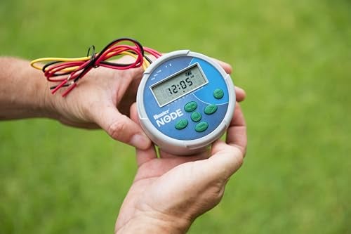 Hunter NODE-200 Battery Operated Sprinkler Timer, 2 Zone Waterproof Irrigation Controller for Valve Boxes, Easy Programming (Solenoid Not Included) - Image 2