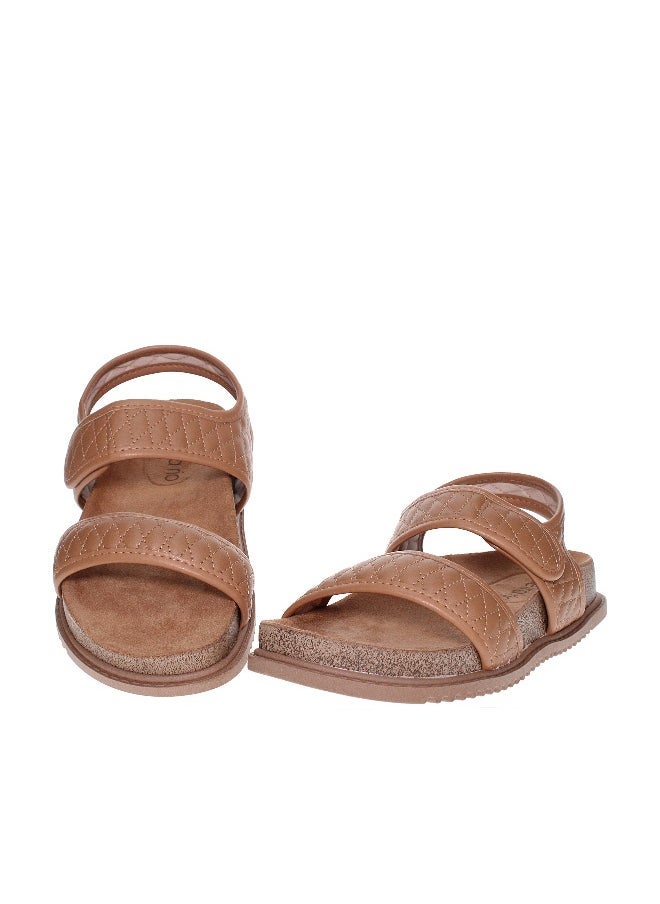 Beira Rio Beira Rio Ladies Sandals With Back Strap Brown | Made In Brazil  - Image 4