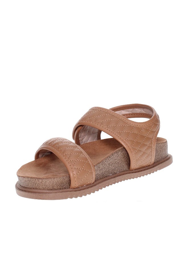 Beira Rio Beira Rio Ladies Sandals With Back Strap Brown | Made In Brazil  - Image 3