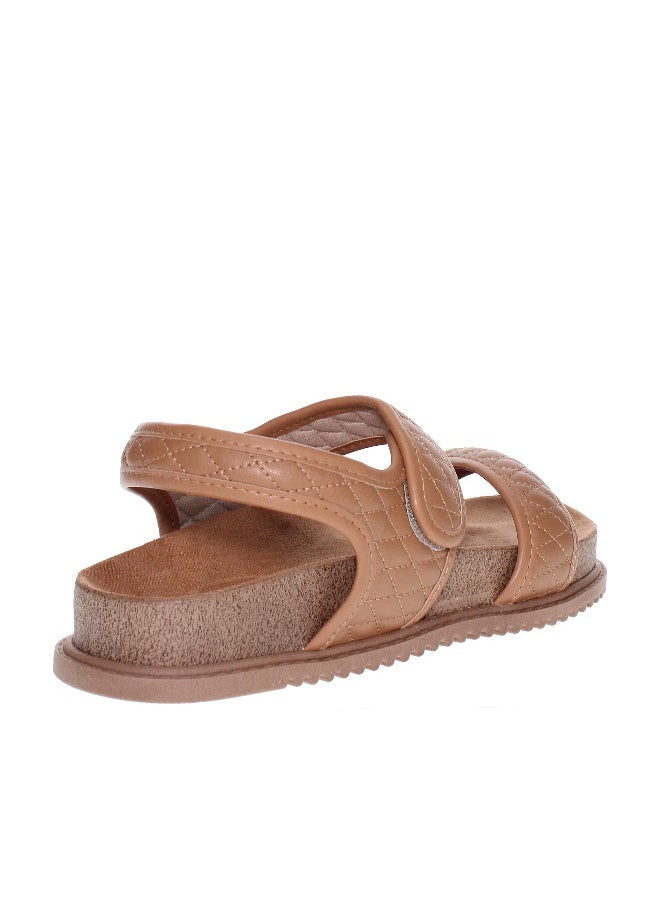 Beira Rio Beira Rio Ladies Sandals With Back Strap Brown | Made In Brazil  - Image 2