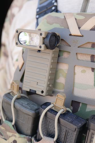 Streamlight فلاشلايت عسكري LED ستريملايت 14032 سايدويندر 55 لومن مع (2) بطاريات AA قلوية في علبة، كايوتي - Image 5