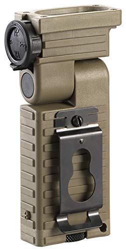 Streamlight فلاشلايت عسكري LED ستريملايت 14032 سايدويندر 55 لومن مع (2) بطاريات AA قلوية في علبة، كايوتي - Image 3