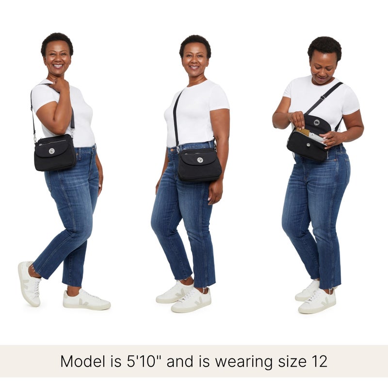 Baggallini Women's Calais Crossbody Bag, Moonrock - Image 2