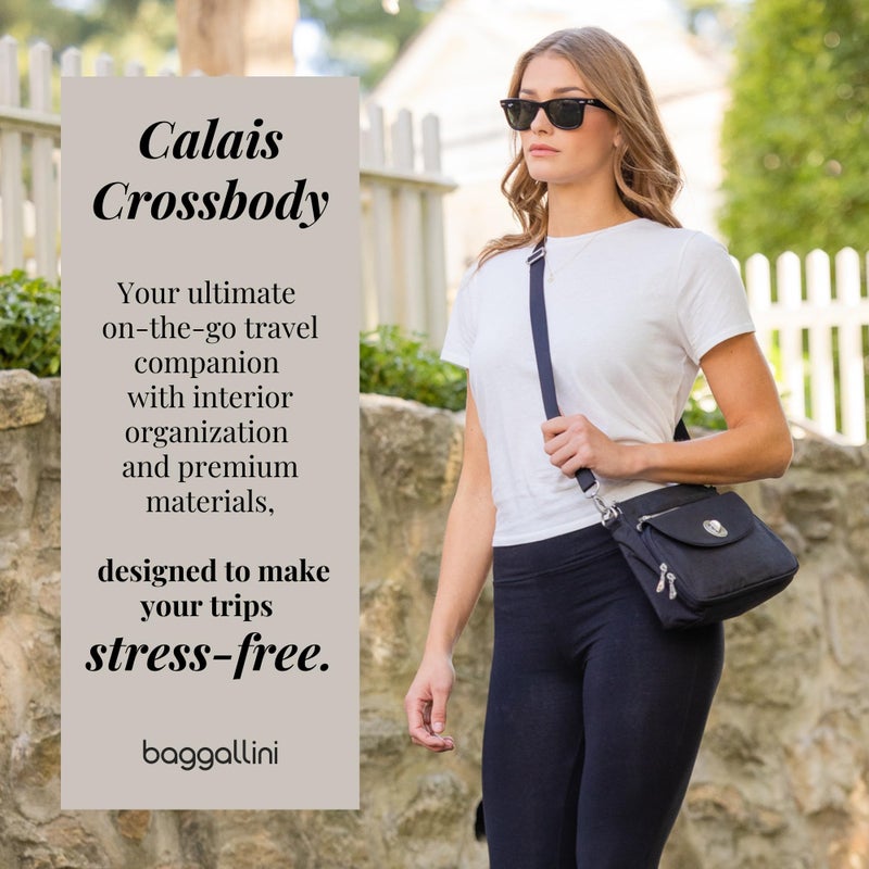 Baggallini Women's Calais Crossbody Bag, Moonrock - Image 3