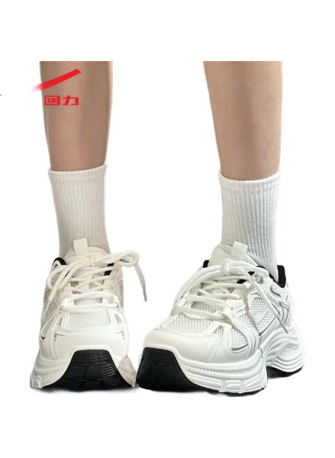 Warrior Huili Official Dad Shoes For Women, Height-Increasing, Summer Thick-Soled Sneakers, Versatile Breathable Casual Shoes For Female Students - Image 2