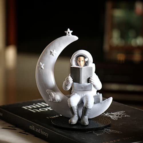 Street27® Astronaut Figurine Showpiece for Home Décor Idols for Office Desk Table Astronaut Toy for Car Dashboard, Statue for Gift Gifting Items Birthday Decoration (Moonstar Human), Space - Image 5