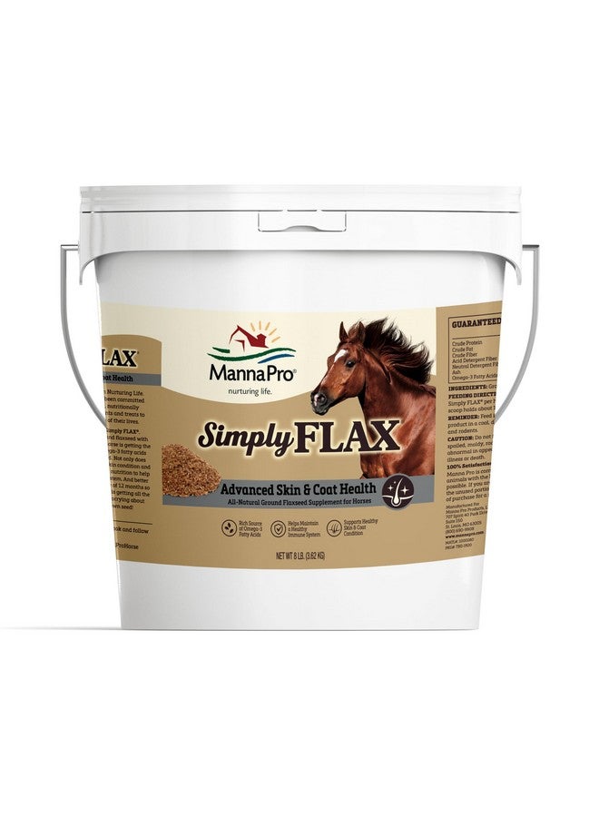 مانا برو مكمل غذائي من Simply Flax للخيول - أحماض أوميغا 3 الدهنية - 8 أرطال - Image 1