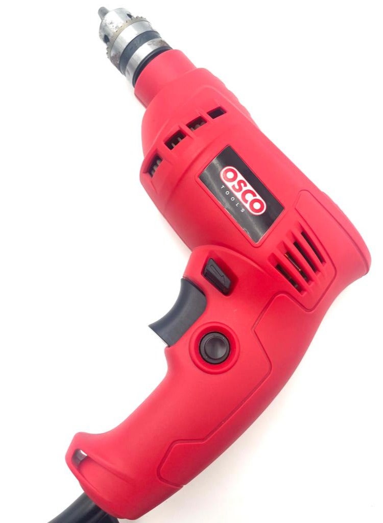 OSCO-TOOLS Osco 6mm 320W Electric Drill – Professional Compact Drill for Wood, Metal, and Plastic Drilling, Ideal for Home Maintenance and Workshop Applications - Image 3