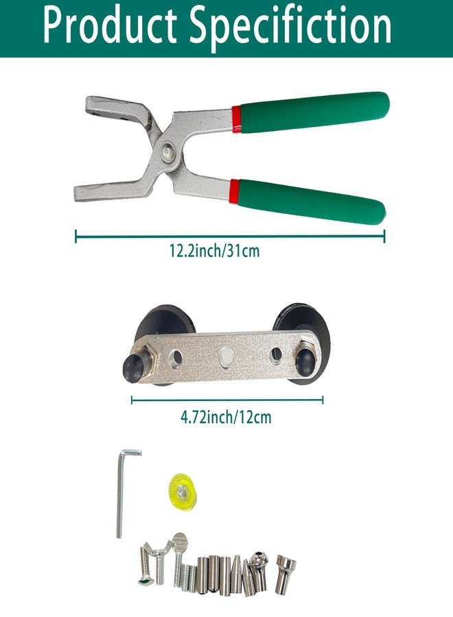 Suprwin Car Door Fender Body Edge Crimp Plier, Auto Car Dent Repair Tools Wheel Eyebrow Pit Shaping Tool Door Cover Edge Sheet - Image 2