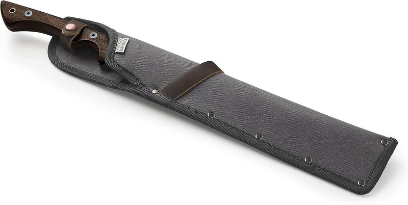 Barebones أداة ناتا اليابانية - منجل كامل الطول لأعمال الحديقة - متوازن للقطع والتحكم - سكين منجل للصيد مع غمد - مقبض من خشب الجوز الصلب - شفرة من الفولاذ المقاوم للصدأ - Image 1