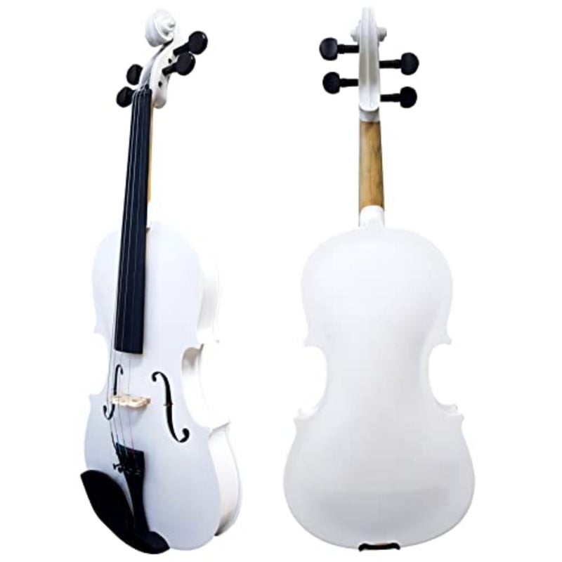Coloured Violin 4/4 Full Size High Grade Solid Wood with Hardcase, Rosin, Bow, Extra Set String - Image 4