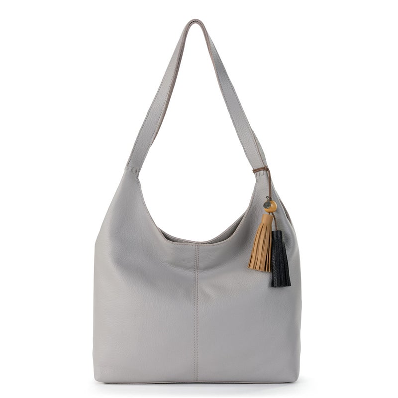 The Sak Womens Huntley Leather Hobo, Light Smoke, One Size US - Image 1