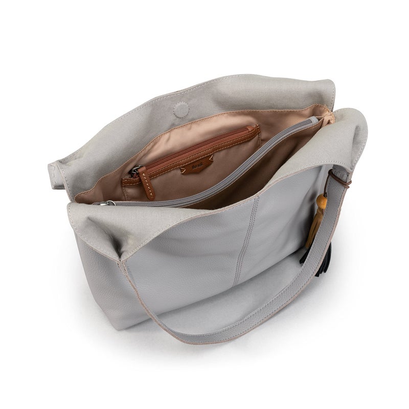 The Sak Womens Huntley Leather Hobo, Light Smoke, One Size US - Image 3