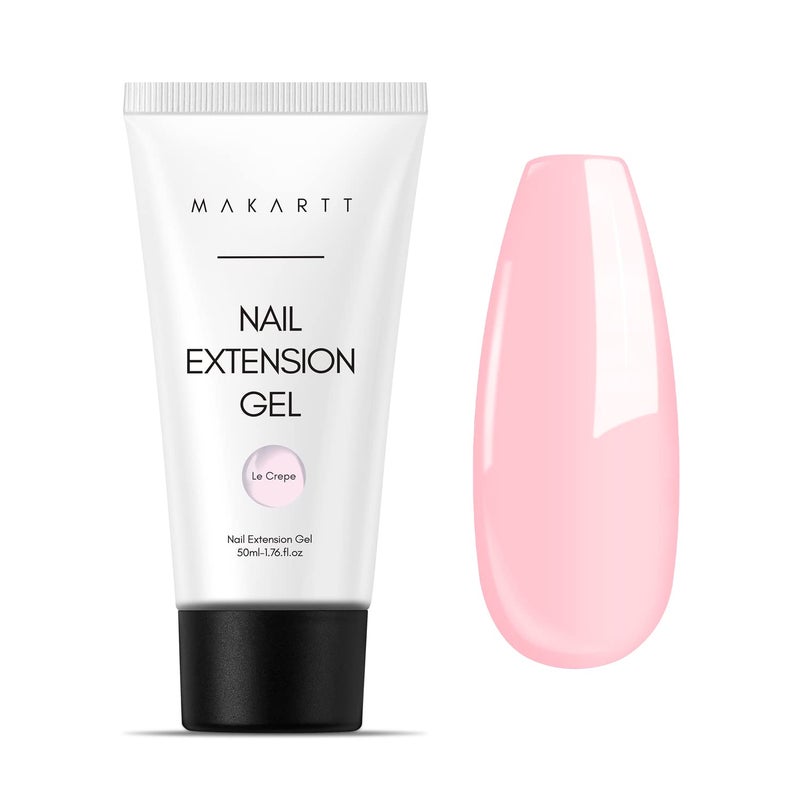 Makartt Hema-Free Poly Nail Gel Light Pink,50ML Builder for Extension, Strengthener, Hard Gels for Nails, Beauty Gift Trendy Manicure Design Salon DIY at Home - Image 1