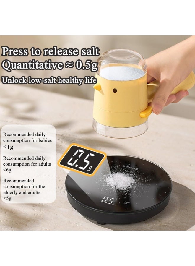 CMGTYYD Salt Shakers Chicken Shape for Kitchen- Sugar Quantitative Dispenser,Multi Purpose Moistureproof Salt Shaker with Handle for Cooking Restaurant Camping Barbecue Baking - Image 3