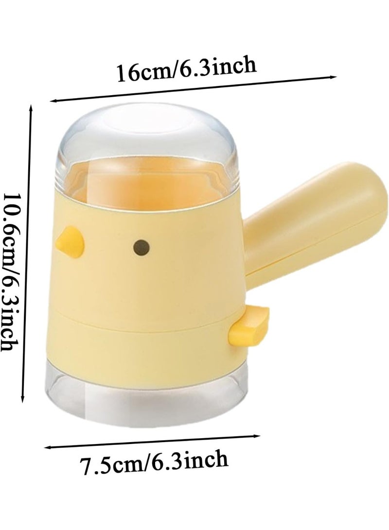 CMGTYYD Salt Shakers Chicken Shape for Kitchen- Sugar Quantitative Dispenser,Multi Purpose Moistureproof Salt Shaker with Handle for Cooking Restaurant Camping Barbecue Baking - Image 5