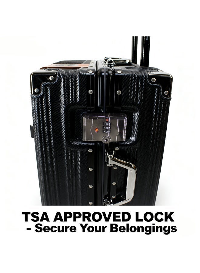 الازدهار أمتعة بروسبيرتي، قشرة صلبة PC+ABS، قفل TSA، زوايا معززة، أقسام منظمة، حقائب سفر بمقاسات متعددة - Image 4