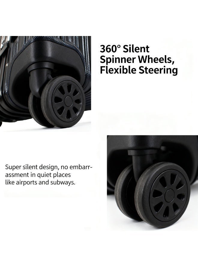 الازدهار أمتعة بروسبيرتي، قشرة صلبة PC+ABS، قفل TSA، زوايا معززة، أقسام منظمة، حقائب سفر بمقاسات متعددة - Image 5