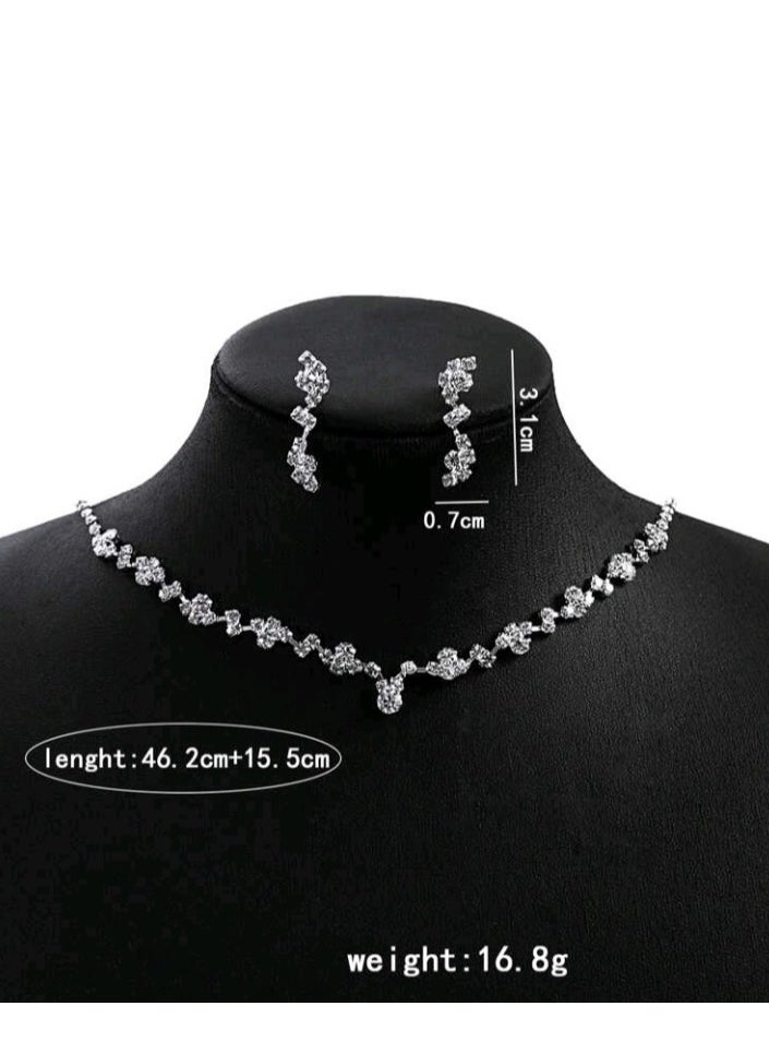 SEVENTY - Luxury Jewellery Set For  Women Inlaid With Zirconia - Image 1