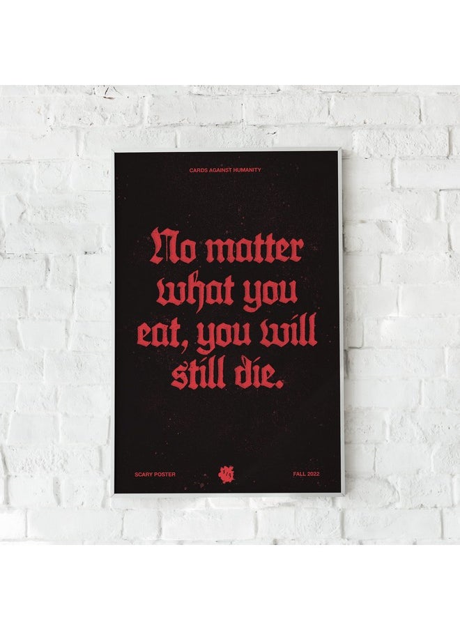 Cards Against Humanity : Scary Poster 1/3 • A Terrifying 12"X18" Poster  - Image 3