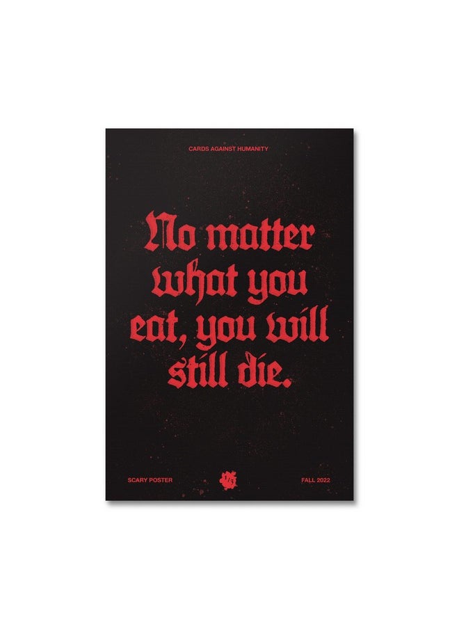 Cards Against Humanity : Scary Poster 1/3 • A Terrifying 12"X18" Poster  - Image 2