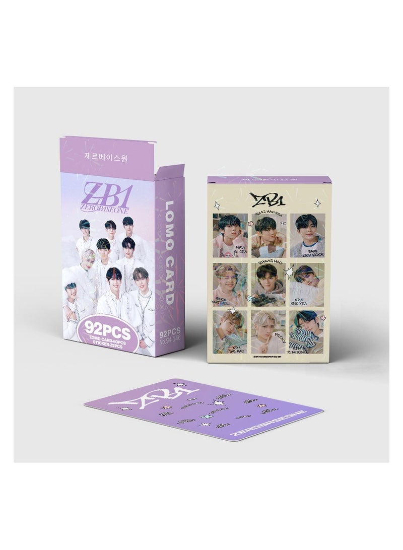 NIBEMINENT 55 قطعة بطاقات لومي كيبوب زيروبيسوان لمجموعة هدايا المعجبين