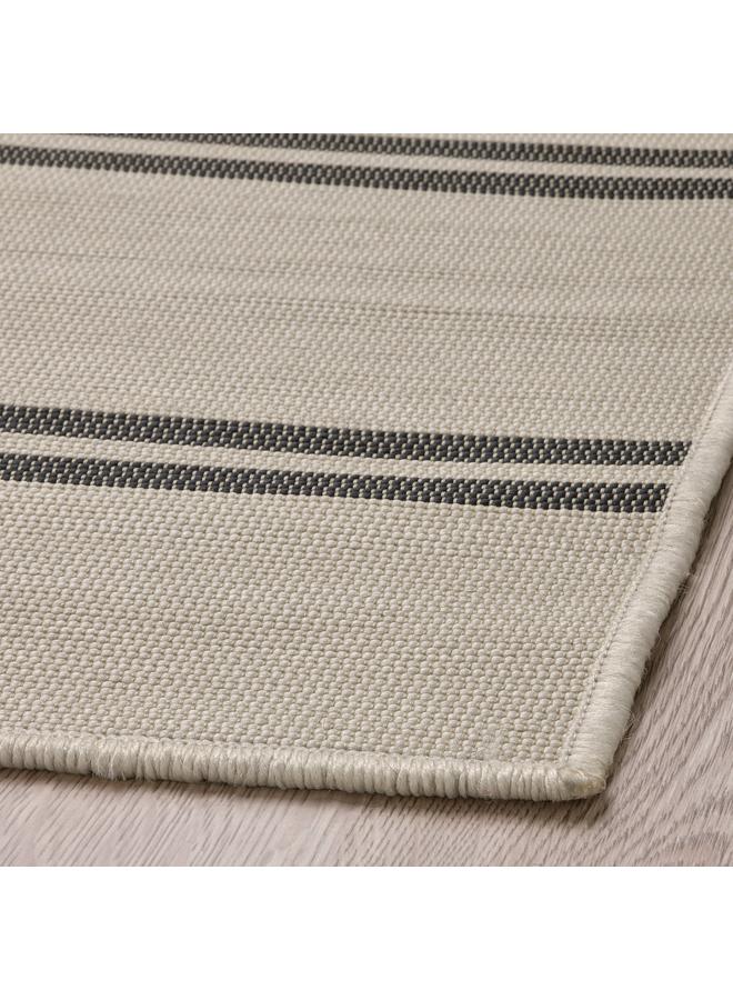 erorex Rug Flatwoven, In/Outdoor, Beige/Dark Grey, 160X230 Cm - Image 4