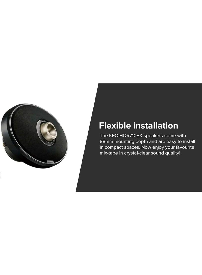 KENWOOD Kfc-HQR710EX 7x10in 700 Watt 2-Way (Double Bass) Car Audio Speakers - Image 5