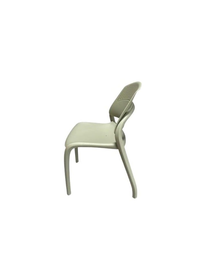 نيو فرونت Modern Green Pantry Chair - Sleek Design with Reinforced Support & Non-Slip Feet for Ultimate Stability  - Image 2