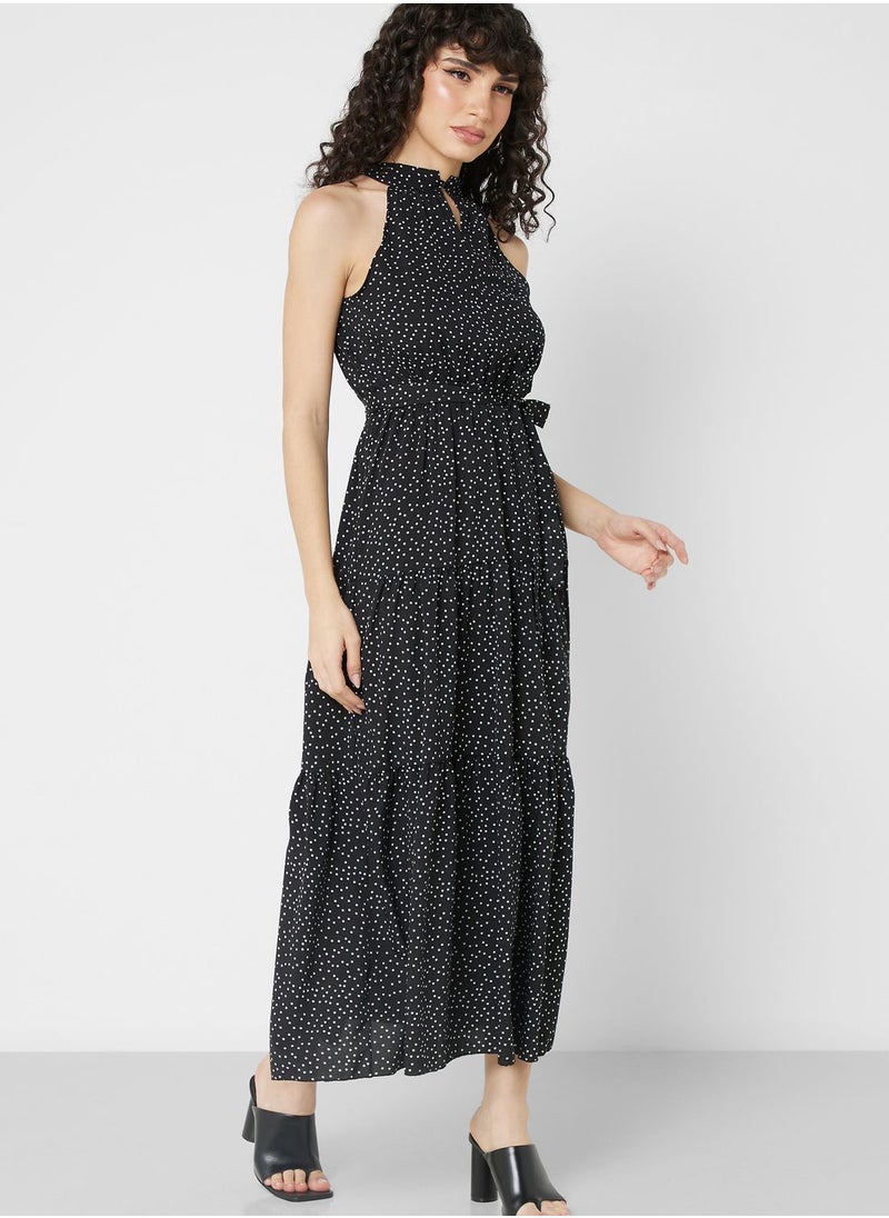 ELLA - Sleeveless Printed Dress - Image 1
