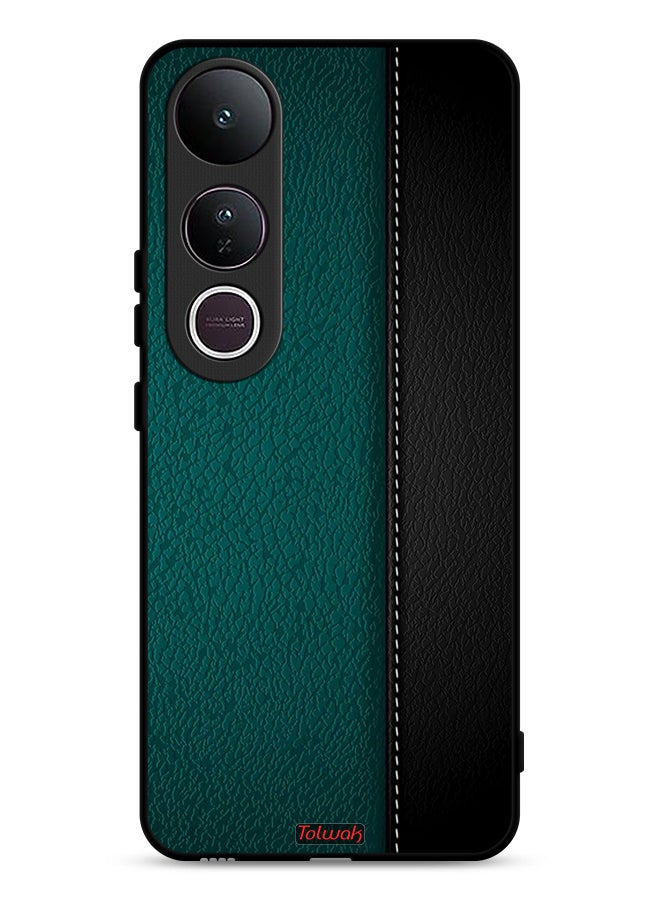 Tolwak غطاء واقي لهاتف فيفو V50 لايت بنمط جلد