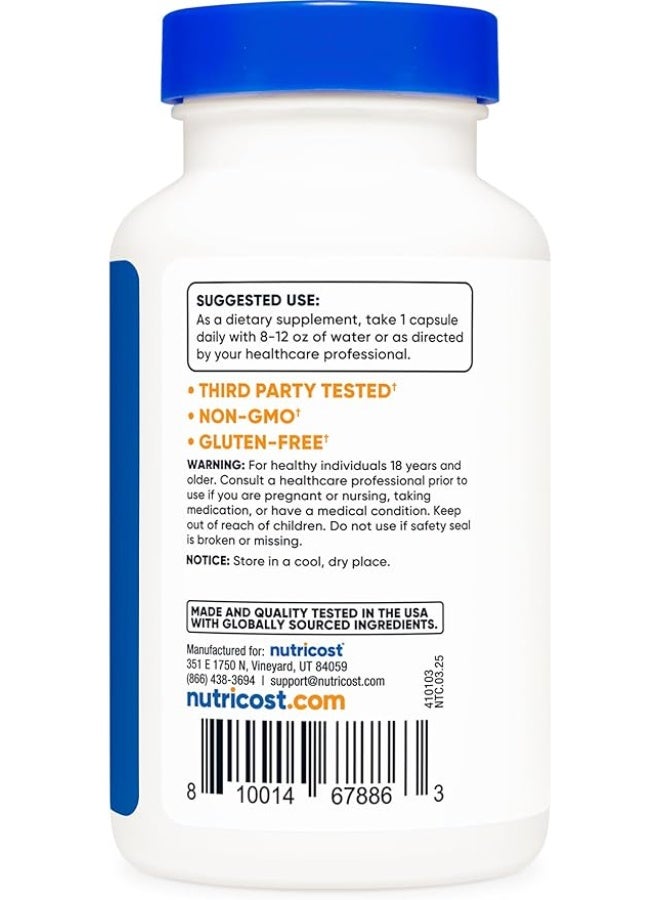 Nutricost, عكبر النحل، 5000 مجم، 120 كبسولة - Image 4