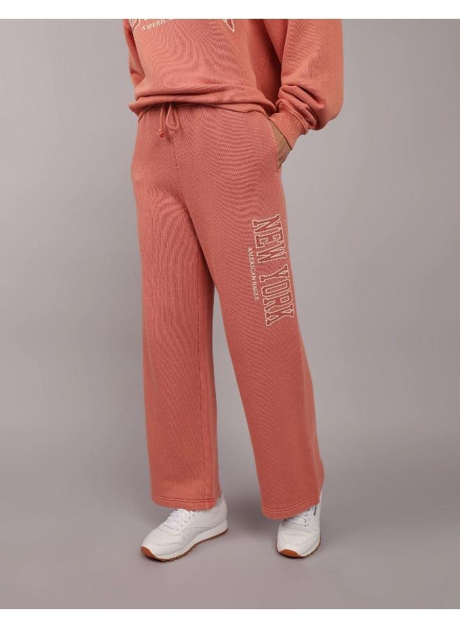 American Eagle High Waist Graphic Sweatpants - Image 1